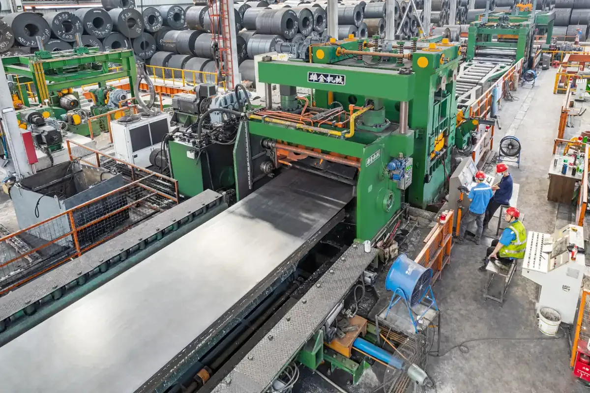 Projeto da linha de corte transversal de chapa grossa para bobina de aço de 20 mm