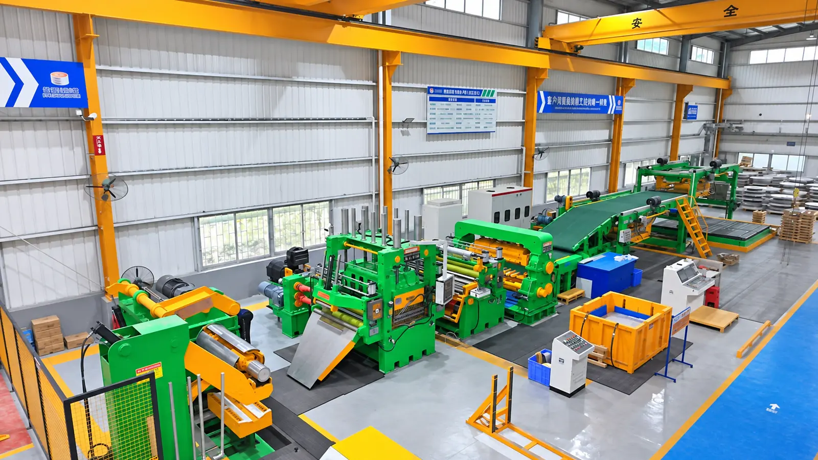 Linha de corte transversal com tesoura rotativa 1350 — foto real XIONGJIN